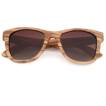 Load image into Gallery viewer, AN SWALLOW zebra wooden sunglasses mens sunglasses polarized uv400 handmade bamboo sunglasses retro sun glasses for women mens