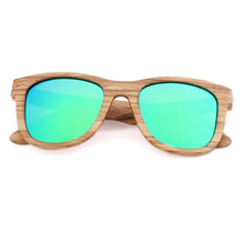 Load image into Gallery viewer, AN SWALLOW zebra wooden sunglasses mens sunglasses polarized uv400 handmade bamboo sunglasses retro sun glasses for women mens