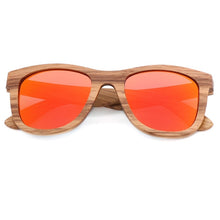 Load image into Gallery viewer, AN SWALLOW zebra wooden sunglasses mens sunglasses polarized uv400 handmade bamboo sunglasses retro sun glasses for women mens