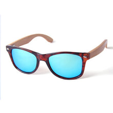 Load image into Gallery viewer, AN SWALLOW fashion Retro Wood Sunglasses Men Bamboo Sunglass Women Brand Design Sport Gold Sun Glasses Shades lunette oculo