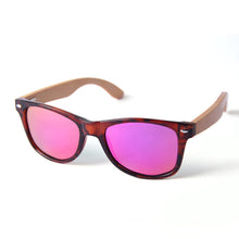 Load image into Gallery viewer, AN SWALLOW fashion Retro Wood Sunglasses Men Bamboo Sunglass Women Brand Design Sport Gold Sun Glasses Shades lunette oculo