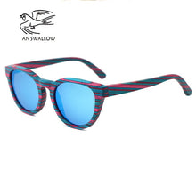 Load image into Gallery viewer, AN SWALLOW Polarized Wooden Sunglasses Men Bamboo Sun Glasses Women Brand Designer Original Wood Glasses Oculos de sol masculi