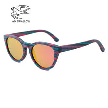 Load image into Gallery viewer, AN SWALLOW Polarized Wooden Sunglasses Men Bamboo Sun Glasses Women Brand Designer Original Wood Glasses Oculos de sol masculi