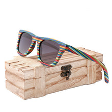 Load image into Gallery viewer, AN SWALLOW Polarized Wooden Sunglasses Men Bamboo Sun Glasses Women Brand Designer Original Wood Glasses Oculos de sol masculino