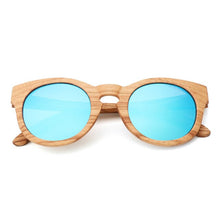 Load image into Gallery viewer, AN SWALLOW natural zebra wood sun glasses for women fashion 2019 luxury retro polarized designer sunglasses gafas de sol mujer