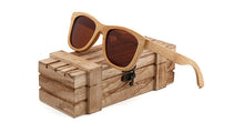 Load image into Gallery viewer, AN SWALLOW New 100% Real Zebra Wood Sunglasses Polarized Handmade Bamboo Mens Sunglass Sun glasses Men Gafas Oculos De Sol Mader