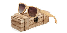 Load image into Gallery viewer, AN SWALLOW New 100% Real Zebra Wood Sunglasses Polarized Handmade Bamboo Mens Sunglass Sun glasses Men Gafas Oculos De Sol Mader