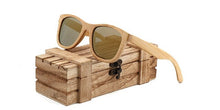 Load image into Gallery viewer, AN SWALLOW New 100% Real Zebra Wood Sunglasses Polarized Handmade Bamboo Mens Sunglass Sun glasses Men Gafas Oculos De Sol Mader