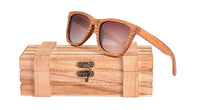 Load image into Gallery viewer, AN SWALLOW BRAND DESIGN Men Sunglasses Bamboo Sunglasses Handmade Wooden Frame Polarized Mirror Lens Classic Gafas de sol UV400