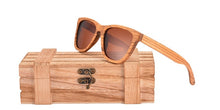 Load image into Gallery viewer, AN SWALLOW BRAND DESIGN Men Sunglasses Bamboo Sunglasses Handmade Wooden Frame Polarized Mirror Lens Classic Gafas de sol UV400
