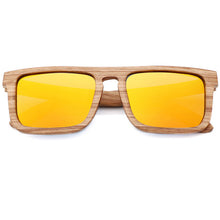Load image into Gallery viewer, AN SWALLOW  Zebra wood 100% wooden polarized wooden sunglasses men's retro oculos UV glasses ladies bamboo gift box glasses