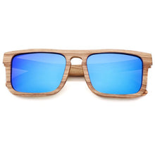 Load image into Gallery viewer, AN SWALLOW  Zebra wood 100% wooden polarized wooden sunglasses men's retro oculos UV glasses ladies bamboo gift box glasses