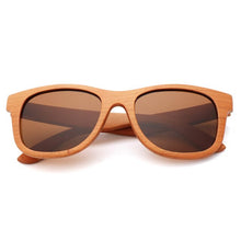 Load image into Gallery viewer, AN SWALLOW Explosive Trend Bamboo and Wood Sunglasses Male Sunglasses Wooden Frame TAC Lens UV400 Polarization and UV Protection