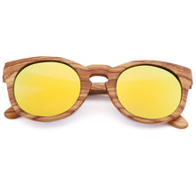 Load image into Gallery viewer, AN SWALLOW  2018 polarized zebra wood glasses handmade vintage wooden frame male driving sunglasses cool polarized sunglasses