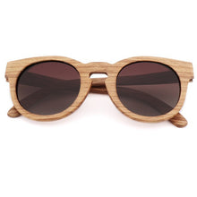 Load image into Gallery viewer, AN SWALLOW  2018 polarized zebra wood glasses handmade vintage wooden frame male driving sunglasses cool polarized sunglasses