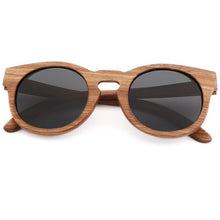 Load image into Gallery viewer, AN SWALLOW  2018 polarized zebra wood glasses handmade vintage wooden frame male driving sunglasses cool polarized sunglasses
