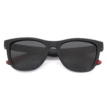 Load image into Gallery viewer, AN SWALLOW New Skateboard Wood Black Wood Polarized Square Frame Sunglasses 2019 Men's Lens UV400 Retro Men's Sunglasses