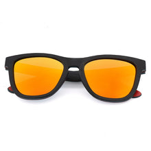 Load image into Gallery viewer, AN SWALLOW New Skateboard Wood Black Wood Polarized Square Frame Sunglasses 2019 Men's Lens UV400 Retro Men's Sunglasses