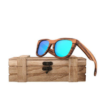 Load image into Gallery viewer, AN SWALLOW New 100% Real Zebra Wood Sunglasses Polarized Handmade Bamboo Mens Sunglass Sun glasses Men Gafas Oculos De Sol Mader